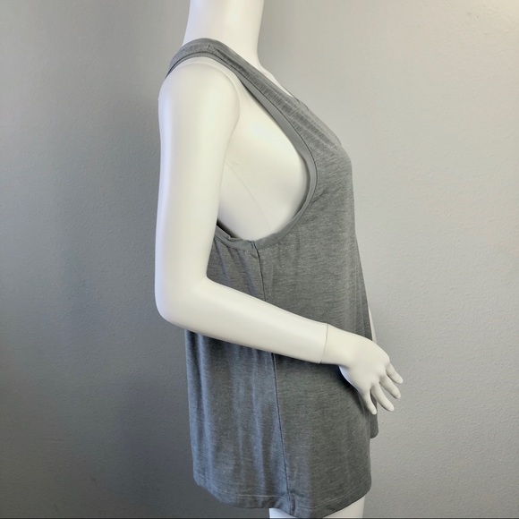 Athletic Tank Top “Make It Happen” Heather Gray - Picture 5 of 6